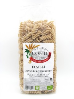 Organic durum wheat fusilli